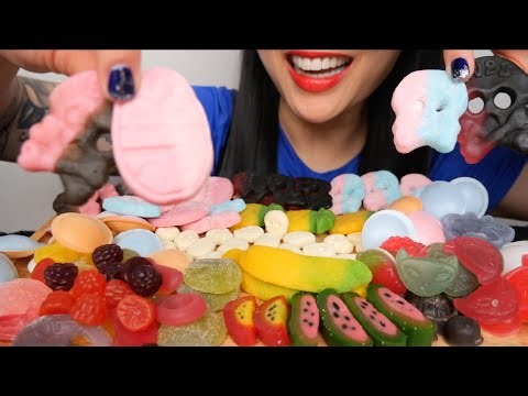 CANDY TASTE TEST (SWEDISH CANDY + CRYSTAL CANDY + GUMMY) ASMR EATING SOUNDS | NO TALKING | SAS-ASMR