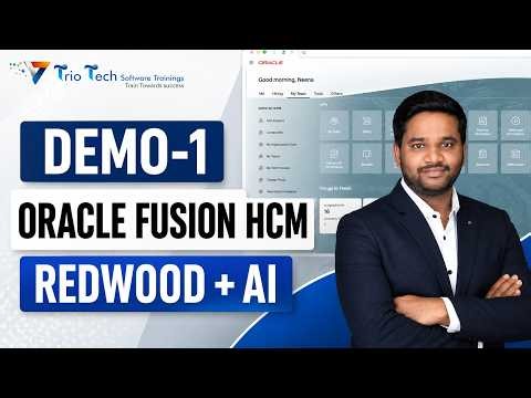 Oracle Fusion HCM Training 2026 | Redwood UI + AI Demo 1 | Real-Time Projects | Oracle Fusion HCM