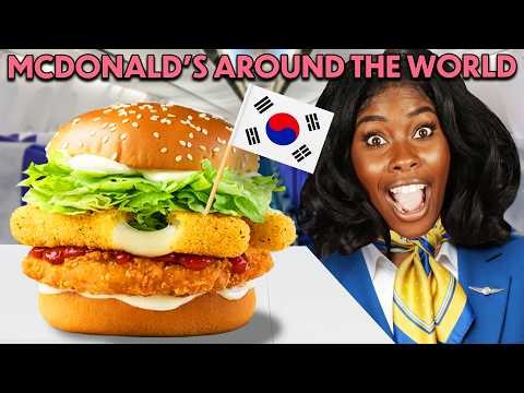 Trying & Ranking International McDonalds Foods!