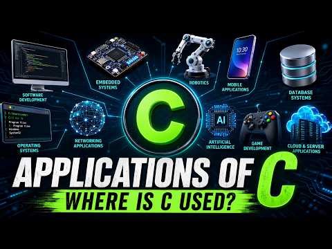 Application Areas of C Programming | Where is C Language Used? | Complete Explanation
