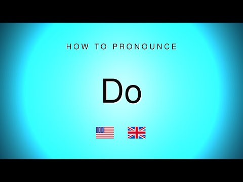 How to Pronounce Do | Do Correct Pronunciation