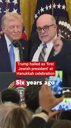 Donald Trump: First Jewish President at Hanukkah Celebration