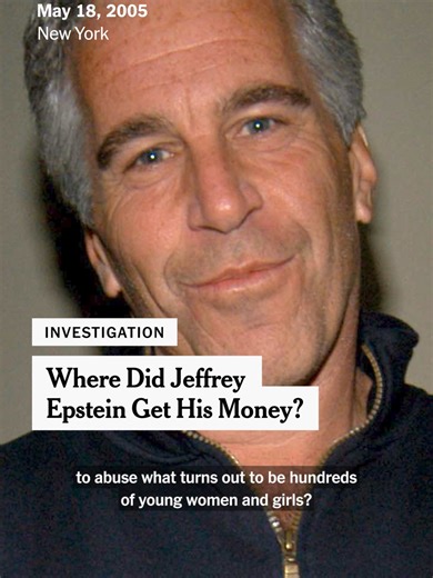 For years, rumors swirled about where Jeffrey Epstein’s wealth came from. A New York Times investigation reveals the truth of how a college dropout clawed his way to the pinnacle of American finance and society. #epstein Video Jessica Silver-Greenberg, David Enrich, Claire Hogan, John Pappas, Stephanie Swart and Zach Caldwell/The New York Times