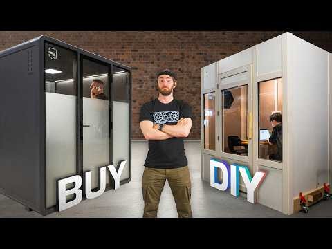 Meeting pods are a ripoff, so I built my own.  Buy or DIY?