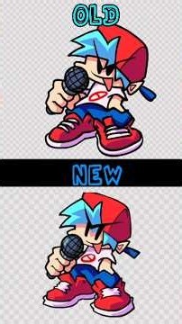 OFFICIAL BF Sprites - Old VS New - #fnf #fnfupdate #fridaynightfunkin #fnfmods