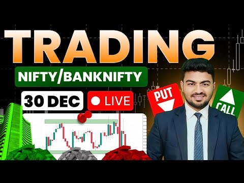 🔴 30 Dec LIVE Options Trading Today Nifty 50, Bank Nifty & SENSEX | Intraday Scalping #livetrading