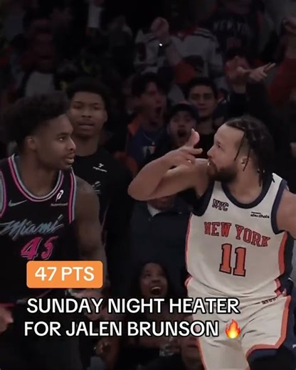 Brunson leads the Knicks to a win vs. the Heat 💯