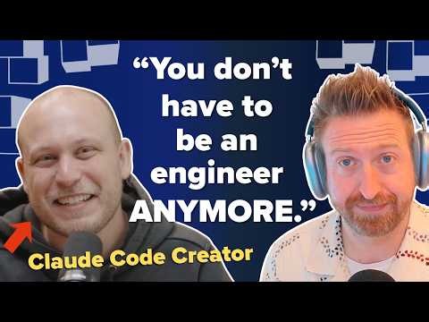 Claude Code creator says 22-year-old CS grads should 'go start a startup': 'It's the golden age'