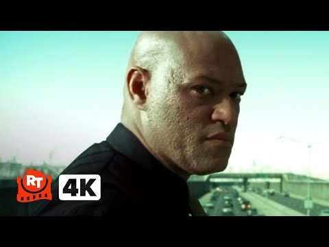 The Matrix Reloaded (2003) - The Highway Fight: Morpheus' Semi-Truck Fight (5/8) | Movieclips
