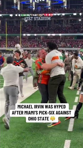 Michael Irvin was HYPED 😤