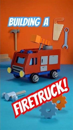Can You Help Blippi Build a FIRETRUCK? 🚒🔨 #diy #crafts