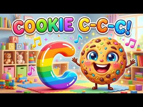 🍪 Cookie Cookie C-C-C! 🎵 Funny ABC Song for Kids | Letter C Song