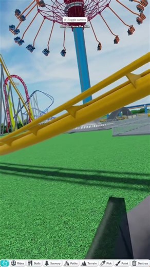 Single Rail Coaster in Theme Park Tycoon 2