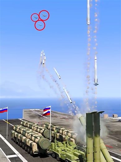 S-500 Missile Strike Takes Down Fighter Jets in GTA 5