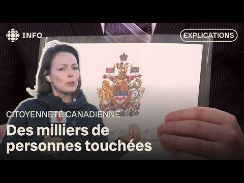 Le Canada suspend des certificats de citoyenneté canadienne obtenus par filiation | Première ligne