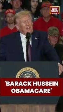 'Obamacare Was Never Any Good': Trump Slams ACA, Touts Deal To Lower Drug Prices