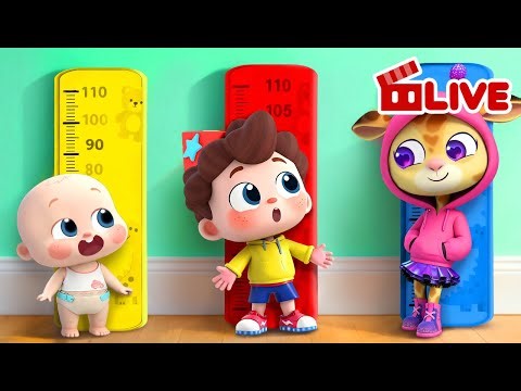 🔴LIVE | Baby Wants to Be Taller | Healthy Habits for Kids | Nursery Rhymes & Kids Songs | BabyBus