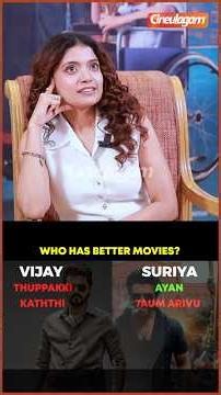 🤩😎 #vijay or #surya Who Has Better Movies ft. #annaben | #arjundas #concity