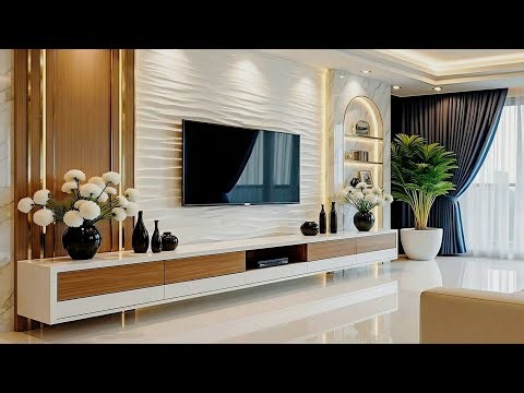 200+ Elegant Modern Living Room TV Unit Designs 2026 | TV Stand & Modern Home Interior Trends