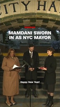 Mamdani sworn in as NYC mayor