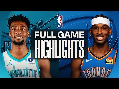 HORNETS at THUNDER | FULL GAME HIGHLIGHTS | January 5, 2026