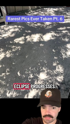 It’s one of the most INCREDIBLE photos ever taken of an eclipse… #rare