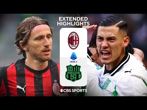 AC Milan vs. Sassuolo: Extended Highlights | Serie A | CBS Sports Golazo