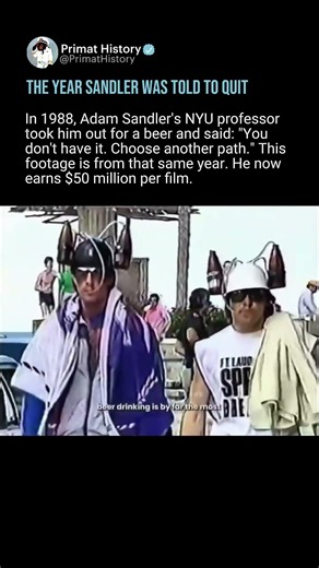 The Year Sandler Was Told to Quit