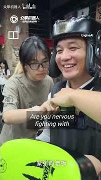 Chinese humanoid robot knocks down company founder