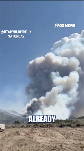 Wildfires prompt HUNDREDS of evacuations in Utah #foxnews #news #shorts #fire #disaster
