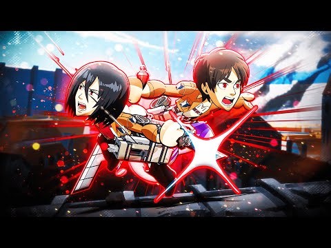We Destroyed EVERYONE with Eren and Mikasa in Brawlhalla!