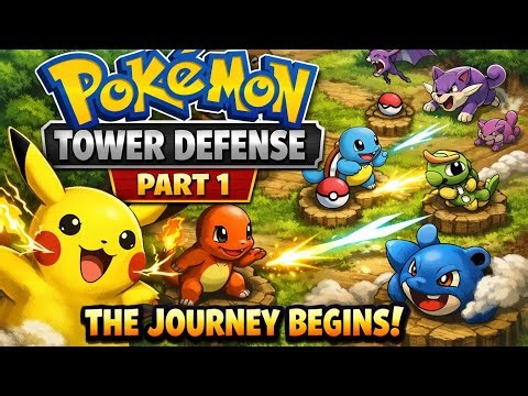 Pokemon Tower Defense-Part 1| The Journey Begins