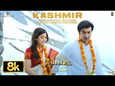 ANIMAL: Kashmir 8K Full Video | Ranbir Kapoor | Rashmika M | Sandeep V | Shreya G,Manan B |Bhushan K