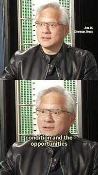 Nvidia CEO Jensen Huang Addresses Fears About The Future Of AI | #shorts N18S