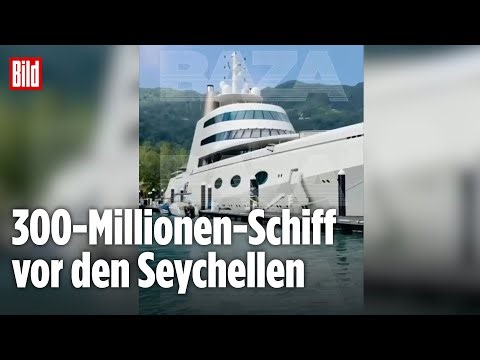 VOR DEN SEYCHELLEN: Russische Megajacht von Oligarch Melnitschenko gesichtet