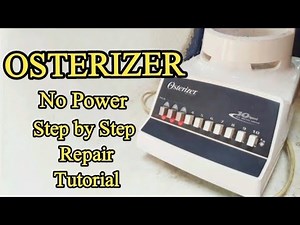 Osterizer NO POWER Repair!
