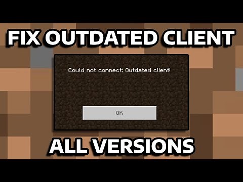 HOW TO FIX "OUTDATED CLIENT/SERVER VERSION" [ MINECRAFT BEDROCK ]