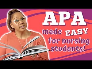 How to write a nursing assignment in APA format | Tips & Tools from a Nursing Prof