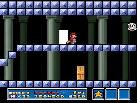 Super Mario Bros. 3 SNES: World 8-Fortress