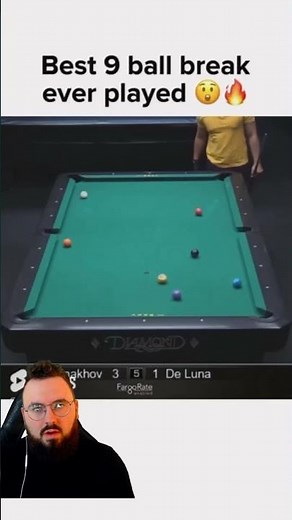Best Break Off in Pool History?! 🤯 #pool #billiards #shorts #wow #tips