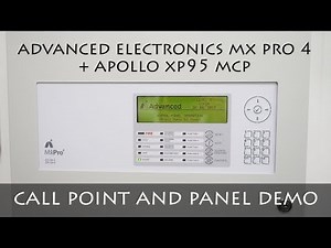 TESTING ADVANCED ELECTRONICS MX4 PANEL | APOLLO MCP | FIRE ALARM DEMO