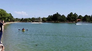 Big things are speeding across the water.... Stay tuned! 😱 And yes, that is a #Traxxas X-Maxx hydroplaning with paddle tires. #NRHSA #FastestNameInRadioControl | Traxxas