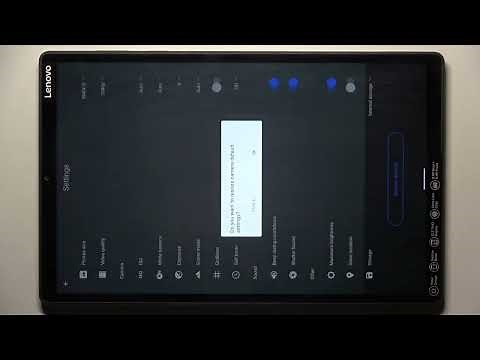 LENOVO TAB M10+ How To Open Camera Settings