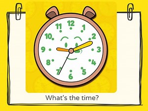 What's the time- learn to read a clock