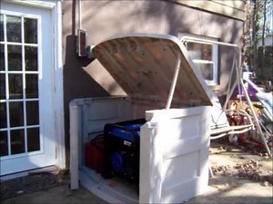 Suncast Generator Utility Shed