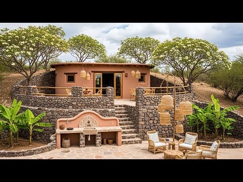 52 Cozy Rustic Tiny Home Outdoor Kitchens With Hacienda Style, Shaded Trees, And Relaxing Patios