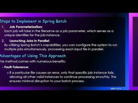 How to Create Output Files for Each Input File in Spring Batch