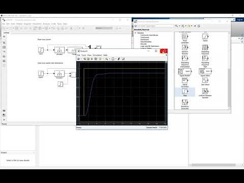 MATLAB & Simulink: open-loop system and PID control system