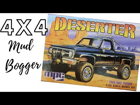 MPC 1984 GMC 4X4 Build PT:1 + Weathering Tips. 1:25 scale