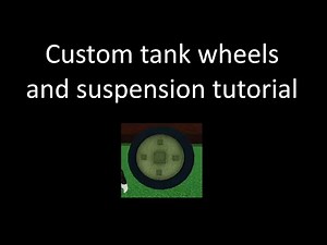 Custom tank wheels + suspension tutorial (Build a boat for treasure)